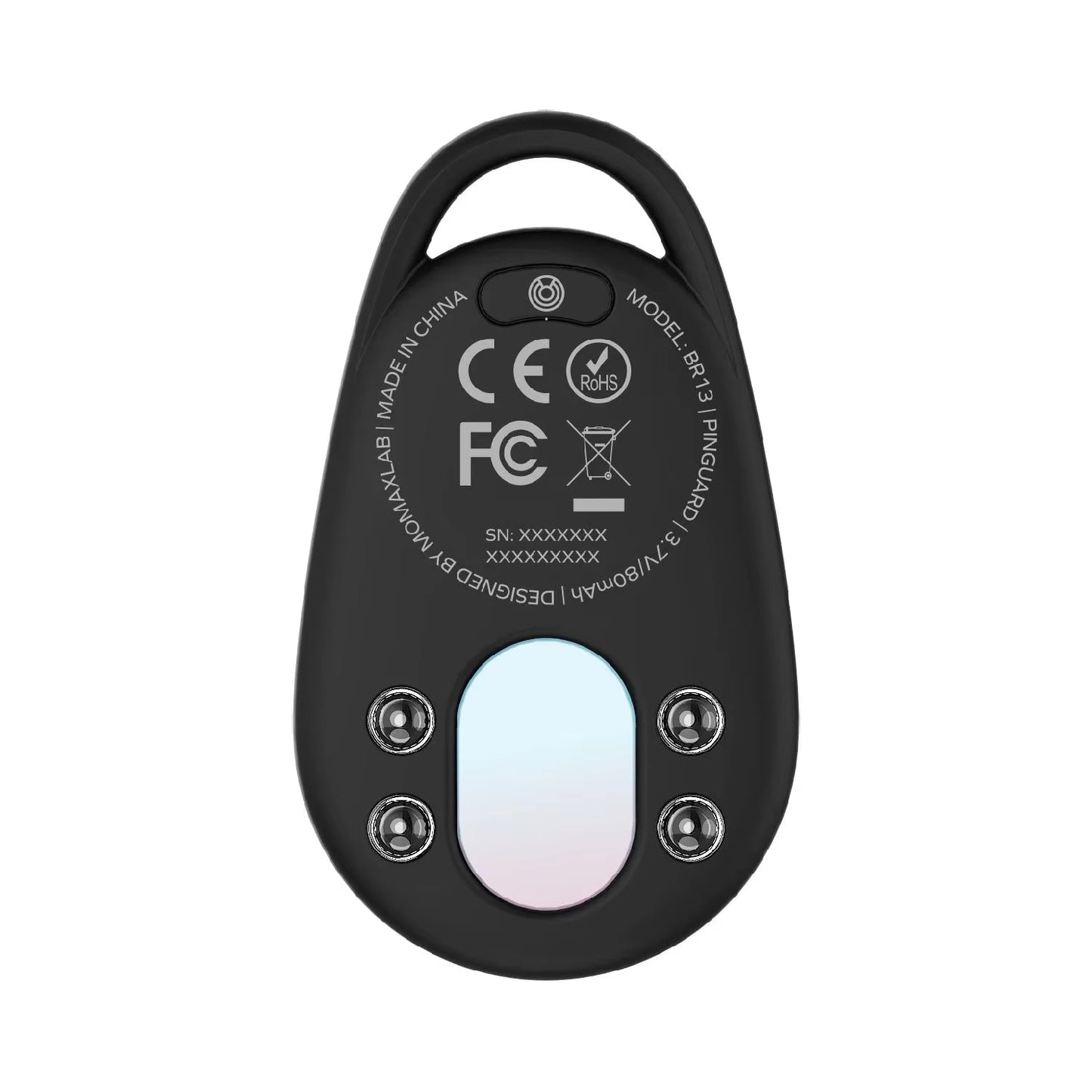 MOMAX Pinguard Find My Locator Tracker with Anti-Spy Camera Detector Apple Find My Find Hidden Camera with Red Light Anti-Lost