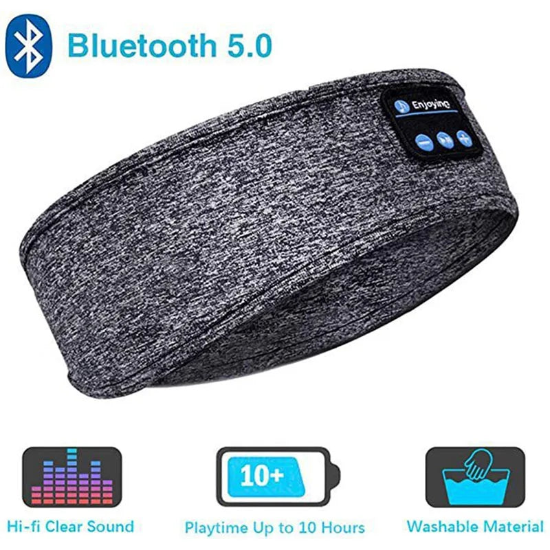 Enjoying Wireless Bluetooth Sleep Headband – Sleep, Sweat, and Stream in Total Comfort